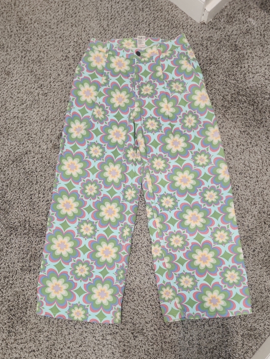 Lucy & Yak Pants - Lucy & Yak Cole Wide Leg Floral Print Pants 30